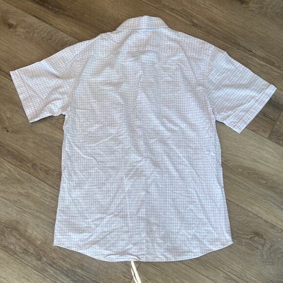 BRAX Men's Cotton Linen Slubyarn Modern Fit Button Up Shirt Size M - Picture 4 of 8